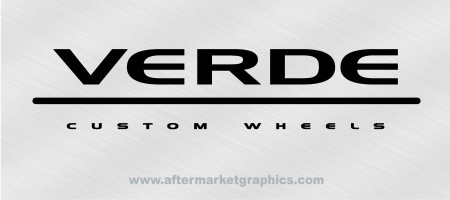 Verde Wheels Decals - Pair (2 pieces)